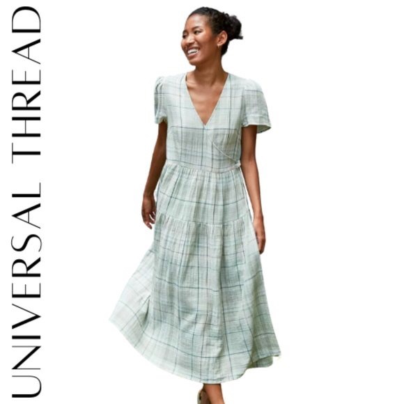 universal thread plaid dress